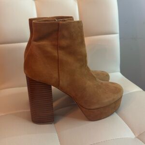 Steve Madden Suede Heel Boots